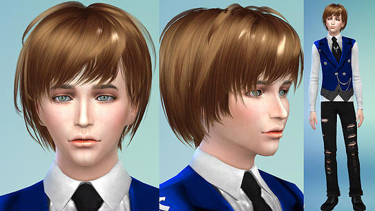 Sims 4 male hair