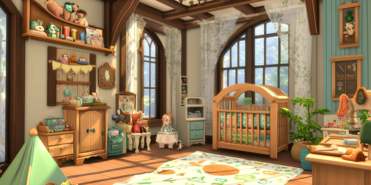 Sims 4 Storybook Nursery Kit: A Collaboration with Sixam CC