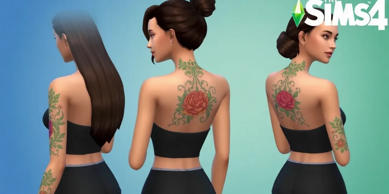 Sims 4 Botanica Tattoo Mod: Stunning Floral Designs & How to Download
