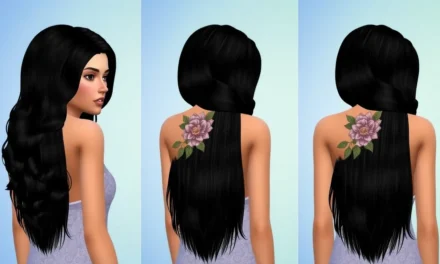 Sims 4 Flower Side Tattoo Mod: Customize Your Sims with Stunning Floral Ink