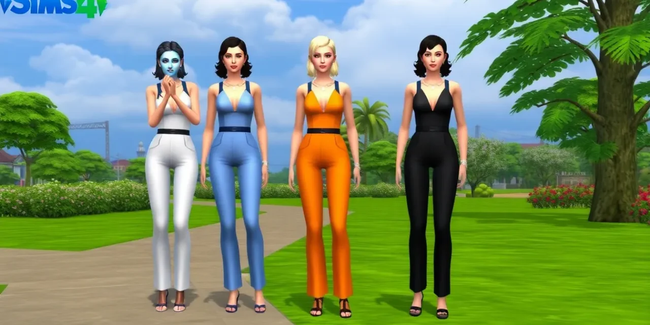 Sims 4 GoldFish Trendy Jumpsuit Mod: Download, Features, and Installation Guide