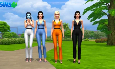 Sims 4 GoldFish Trendy Jumpsuit Mod: Download, Features, and Installation Guide