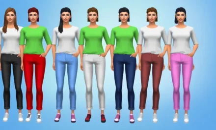 Sims 4 GoldFish Cotton Pants Mod: Enhance Your Sims’ Style with Versatile Casual Wear