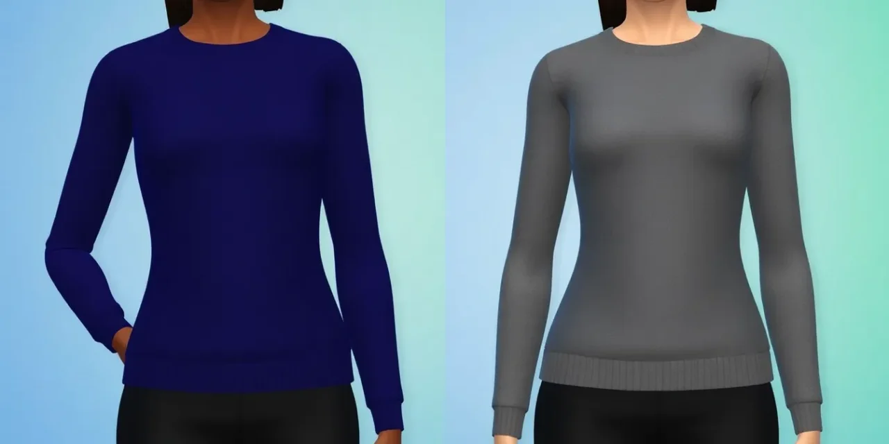 Sims 4 GoldFish Long Sleeve Top Mod: Download, Features, and Installation Guide