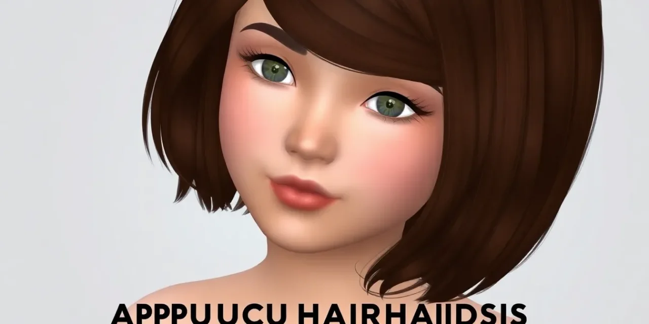 Unlock Stylish Creativity with the Sims 4 SONYASIMS – Cappuccino Hair Kids Mod