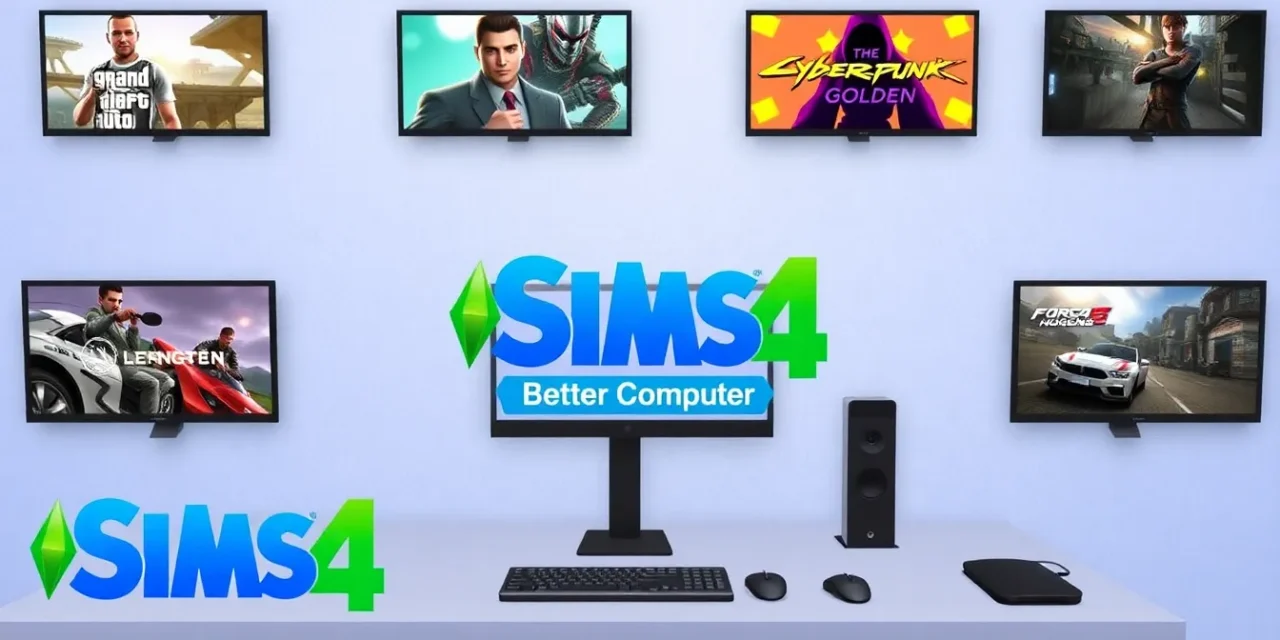 Sims 4 Better Computer Games Mod: Enhance Your Sim’s Gaming with Realistic Titles