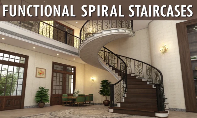 Sims 4 Functional Spiral Staircases Mod: Add Realistic Animated Stairs to Your Builds