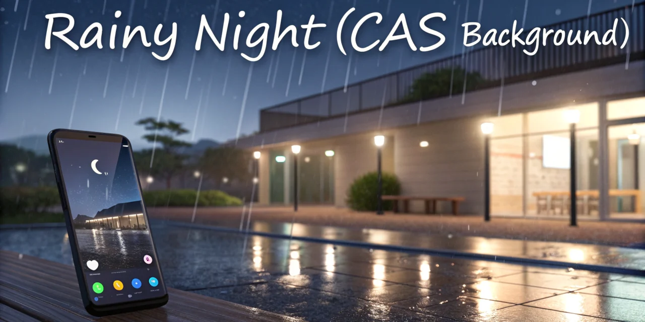 Sims 4 Rainy Night CAS Background Mod: Transform Your Create-a-Sim Experience with Animated Rain