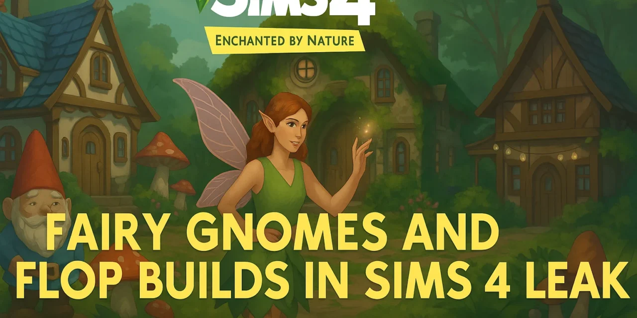 Fairy gnomes and flop builds in Sims 4 leak
