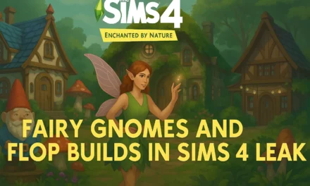 Fairy gnomes and flop builds in Sims 4 leak