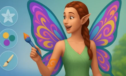 Sims 4 lets players paint their own fairy wings