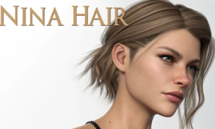 Sims 4 Nina Hair Mod: Stylish Custom Hairstyle for Female Sims with 24 Colors and Hat Compatibility