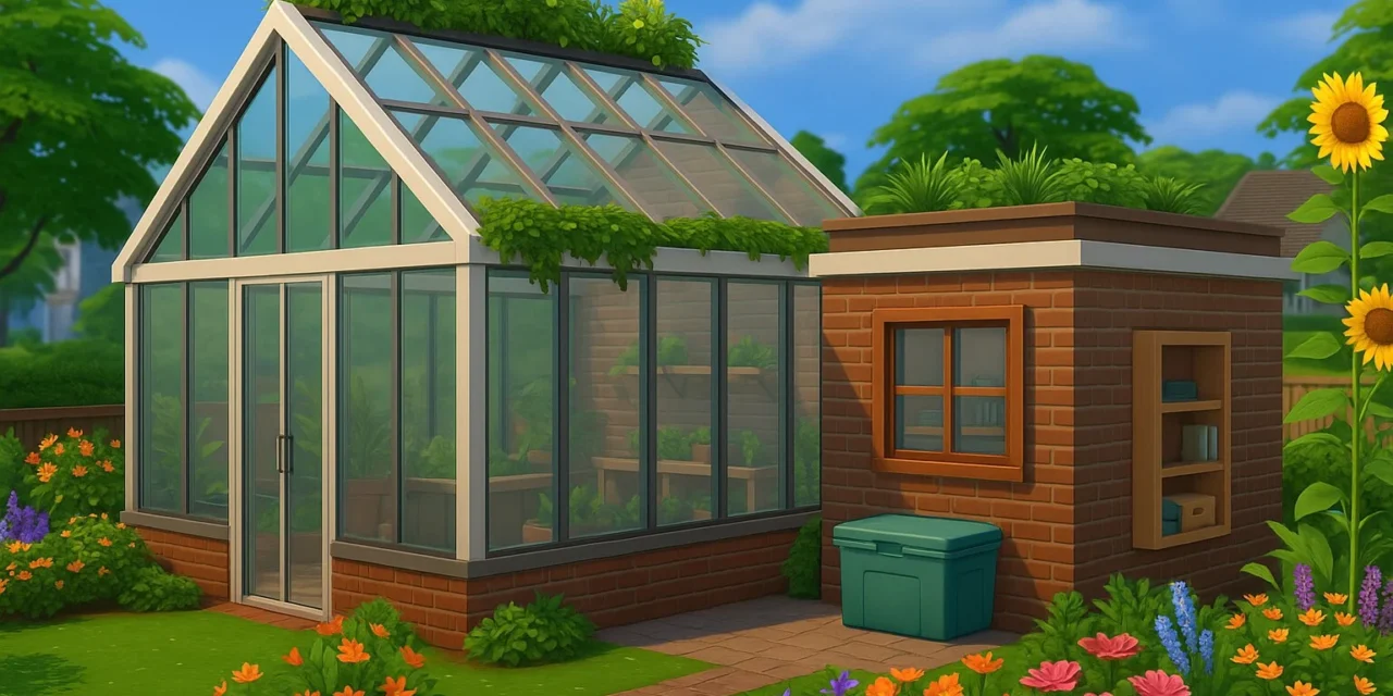 Sims 4 update delivers brilliant roof and greenhouse tools