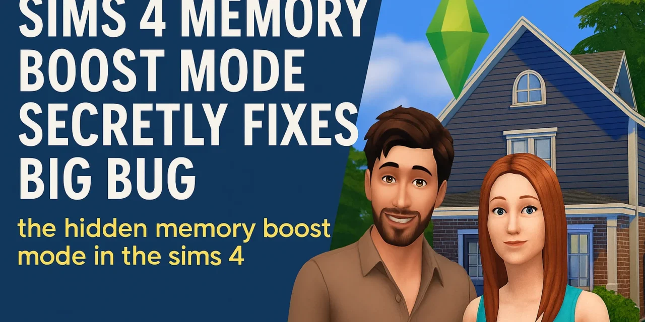 Sims 4 Memory Boost Mode Quietly Fixes Huge Gameplay Bugs Sims 4 Memory Boost Mode Quietly Fixes Huge Gameplay Bugs