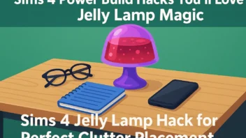 Sims 4 Power Build Hacks You’ll Love - Jelly Lamp Magic - The Sims 4 - Sims4Life