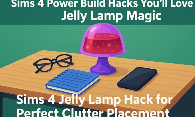 Sims 4 Power Build Hacks You’ll Love – Jelly Lamp Magic