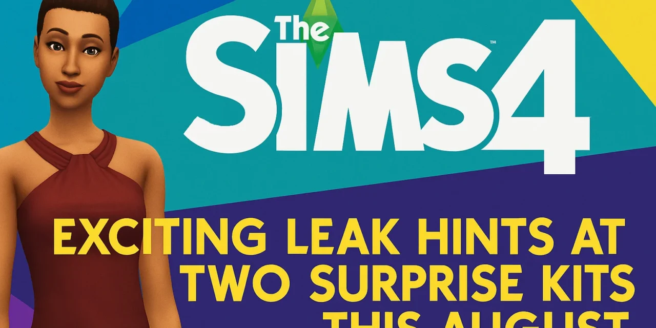 Sims 4 exciting leak hints at two surprise kits this August Sims 4 exciting leak hints at two surprise kits this August