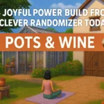 Sims 4 joyful power build from a clever randomizer today
