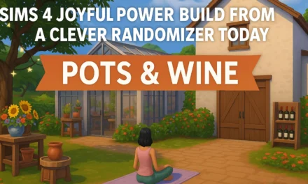 Sims 4 joyful power build from a clever randomizer today