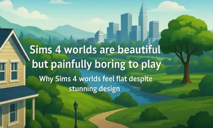 Sims 4 worlds are beautiful but painfully boring to play
