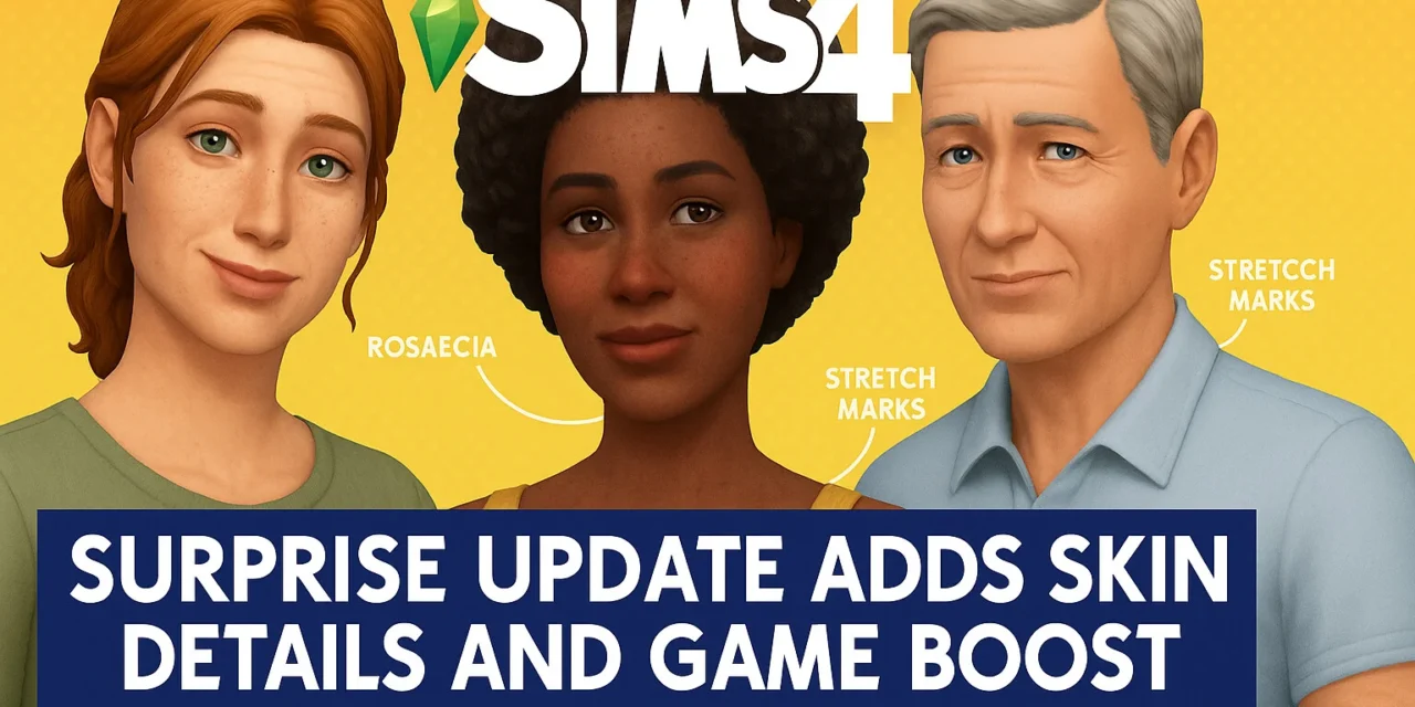 Sims 4 surprise update adds skin details and game boost Sims 4 surprise update adds skin details and game boost