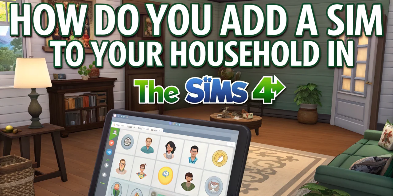 How to Add a Sim to Your Household in The Sims 4: Step-by-Step Guide for Every Method