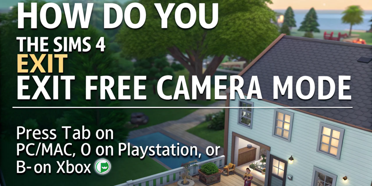 How to Exit Free Camera Mode in The Sims 4: Quick Guide to Returning to Gameplay on PC, PlayStation, and Xbox How to Exit Free Camera Mode in The Sims 4: Quick Guide to Returning to Gameplay on PC, PlayStation, and Xbox
