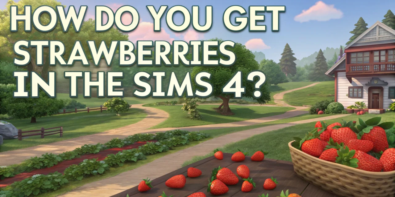 How to Get Strawberries in The Sims 4: Wild Locations, Buying, Growing, and Cheats Explained How to Get Strawberries in The Sims 4: Wild Locations, Buying, Growing, and Cheats Explained