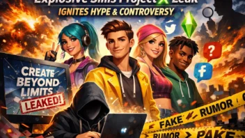 Explosive Sims Project X leak ignites hype and controversy - Sims 5 & Project Rene - Sims4Life