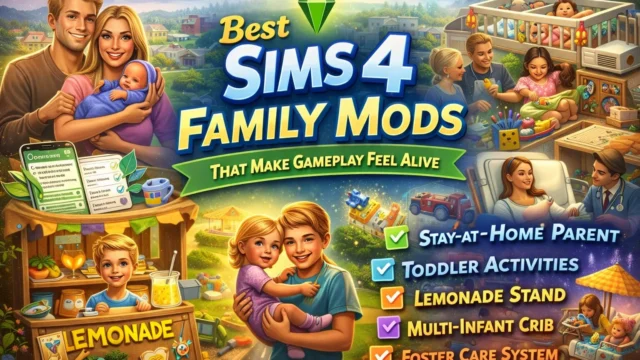 Best Sims 4 family mods that make gameplay feel alive - Mods - Sims4Life